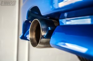 Subaru Forester Performance Exhaust - Rear - Turbo XS - Axle Back 4in Polished Stainless Tip - `04-`08